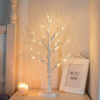 Led Birch Simulated Luminous Tree - innerr glow