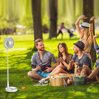 Telescopic USB Rechargeable Table Fan - innerr glow