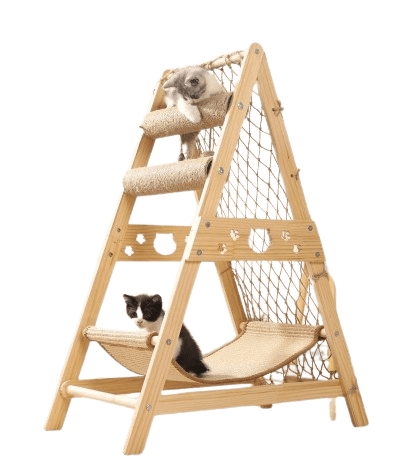 Wooden Climbing Cat Climbing Frame - innerr glow