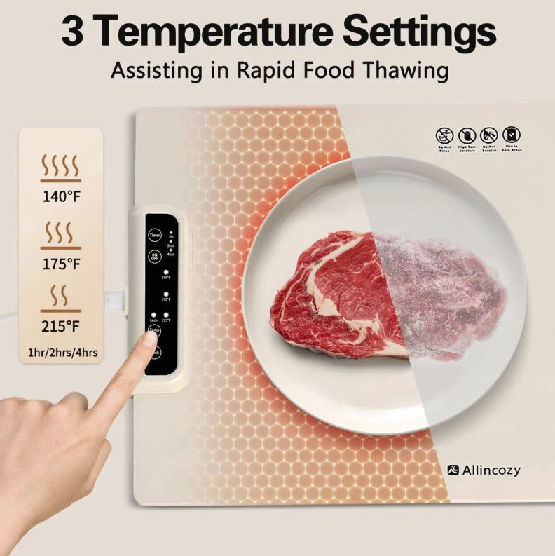 Warmit Instant Electric Warming Tray: Fast, Safe, and Delicious!