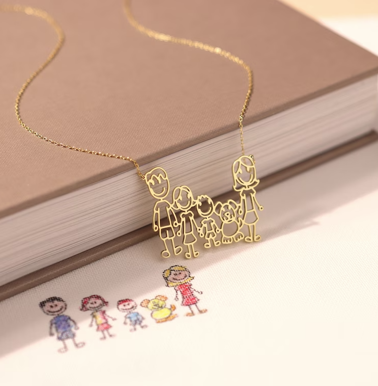 Personalized Necklace "Family Keepsake"