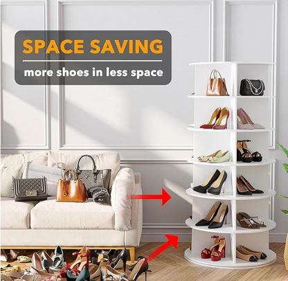 Multi-layer Rotating Shoe Rack