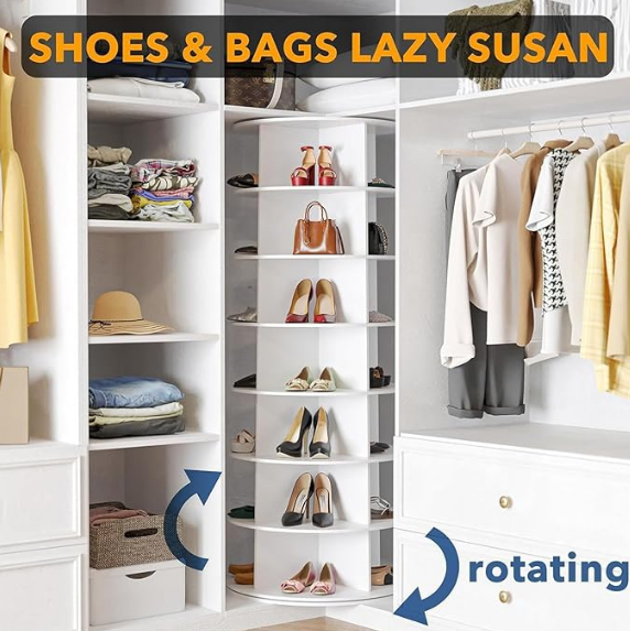 Multi-layer Rotating Shoe Rack